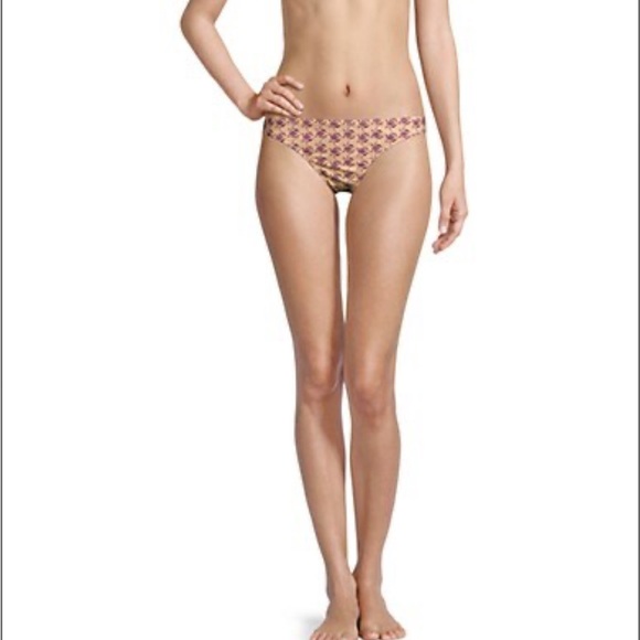 Tory Burch Pink Dandelion Block Bikini Printed Bottom, NWT - Picture 4 of 5